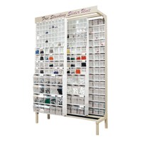 Free-Standing Tip-Out Bins Slider System, 48" W x 18" D x 77" H, 112 Drawers Equipex