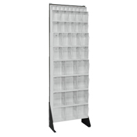 Support pour bacs basculants, 23-5/8" la x 8" p x 75" h, 36 tiroirs Equipex