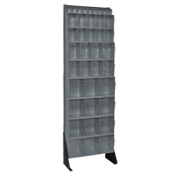 Tip-Out Bins Stand, 23-5/8" W x 8" D x 75" H, 36 Drawers Equipex