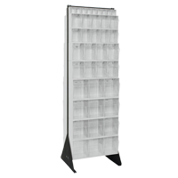 Tip-Out Bins Stand, 23-5/8" W x 16" D x 75" H, 72 Drawers Equipex