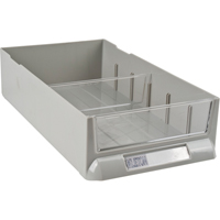 Replacement Drawer for KPC-100 Parts Cabinets, Plastic, 6-3/8" W x 11-3/10" D x 2-11/16" H, Grey Equipex