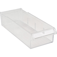 Replacement Drawer for KPC-700 Parts Cabinets, Plastic, 4-11/16" W x 8-5/8" D x 2-1/5" H, Clear Equipex
