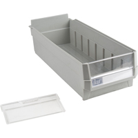 Replacement Drawer for KPC-HD Heavy-Duty Parts Cabinets, Plastic, 6-1/2" W x 14-4/5" D x 4" H, Grey Equipex