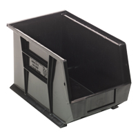 Bacs ultra empilable & suspendable, 8-1/4" la, 8" h x 13-5/8" p, Noir Equipex