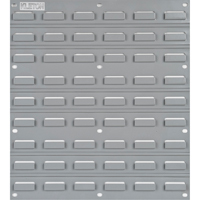 Metal Louvered Panel Bin Support Rack, 16 Bins, 18" W x 1/8" D x 19" H Equipex