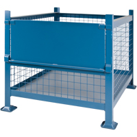 Contenants de vrac empilables, 34,5" la x 40,5" p x 30" h, Capacit&eacute; de 3000 lb Equipex
