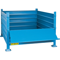 Bulk Stacking Containers, 30" H x 34.5" W x 40.5" D, 4500 lbs. Capacity Equipex
