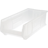 Contenants Hulk, 11" la, 7" h x 23-7/8" p, Transparent Equipex