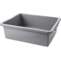 Contenant utilitaire sans compartiments, 7" ha x 21,5" p x 17" lo, Poly&eacute;thyl&egrave;ne, Gris Equipex