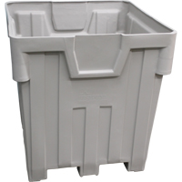 Bacs emboîtables, 44" la x 44" p x 46" h, Gris Equipex