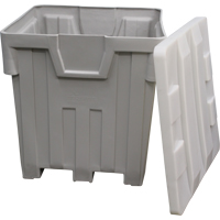 Bacs emboîtables, 44" la x 44" p x 46" h, Gris Equipex