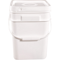 Square Pail, Plastic, 4 gal. Equipex