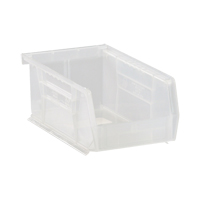 Ultra Stack & Hang Bin, 4-1/8" W x 3" H x 7-3/8" D, Clear Equipex