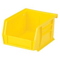Stack & Hang Bin, 4-1/8" W x 3" H x 5-3/8" D, Yellow Equipex