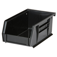 Stack & Hang Bin, 4-1/8" W x 3" H x 7-3/8" D, Black Equipex
