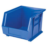 Bac empilable & &agrave; suspendre, 8-1/4" la, 7" h x 10-3/4" p, Bleu Equipex