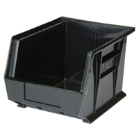 Bac empilable & &agrave; suspendre, 8-1/4" la, 7" h x 10-3/4" p, Noir Equipex
