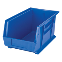 Stack & Hang Bin, 8-1/4" W x 7" H x 14-3/4" D, Blue Equipex