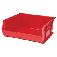 Stack & Hang Bin, 16-1/2" W x 7" H x 14-3/4" D, Red Equipex