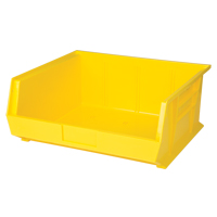Stack & Hang Bin, 16-1/2" W x 7" H x 14-3/4" D, Yellow Equipex