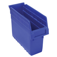 Bacs pour &eacute;tag&egrave;re Store-Max, 4-3/8" la x 8" H x 11-5/8" p, Bleu, Capacit&eacute; 44 lb Equipex