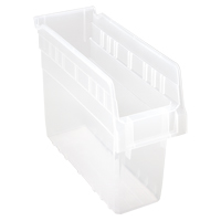 Bacs pour &eacute;tag&egrave;re Store-Max, 4-3/8" la x 8" H x 11-5/8" p, Transparent, Capacit&eacute; 44 lb Equipex