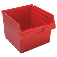 Bacs pour &eacute;tag&egrave;re Store-Max, 11-1/8" la x 8" H x 11-5/8" p, Rouge, Capacit&eacute; 44 lb Equipex