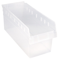 Bacs pour &eacute;tag&egrave;re Store-Max, 8-3/8" la x 8" H x 17-7/8" p, Transparent, Capacit&eacute; 56 lb Equipex