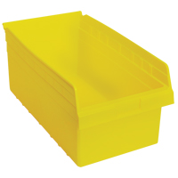 Bacs pour &eacute;tag&egrave;re Store-Max, 11-1/8" la x 8" H x 17-7/8" p, Jaune, Capacit&eacute; 56 lb Equipex