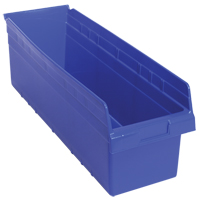 Bacs pour &eacute;tag&egrave;re Store-Max, 8-3/8" la x 8" H x 23-5/8" p, Bleu, Capacit&eacute; 68 lb Equipex