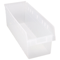 Bacs pour &eacute;tag&egrave;re Store-Max, 8-3/8" la x 8" H x 23-5/8" p, Transparent, Capacit&eacute; 68 lb Equipex