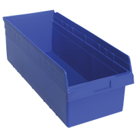Bacs pour &eacute;tag&egrave;re Store-Max, 11-1/8" la x 8" H x 23-5/8" p, Bleu, Capacit&eacute; 68 lb Equipex