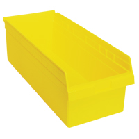 Bacs pour &eacute;tag&egrave;re Store-Max, 11-1/8" la x 8" H x 23-5/8" p, Jaune, Capacit&eacute; 68 lb Equipex