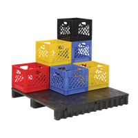 Caisse en plastique pour produits laitiers Equipex