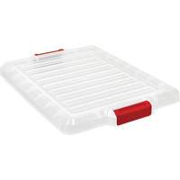 Couvercle pour contenant avec loquet en plastique Equipex
