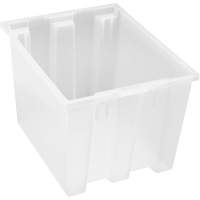 Contenant robuste Stack & Nest, 13" x 15,5" x 19,5", Transparent Equipex