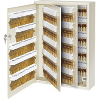 Heavy-Duty Key Cabinet, 730 Keys, Beige Equipex