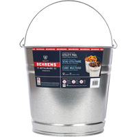 Pail, Galvanized Steel, 11 L Equipex
