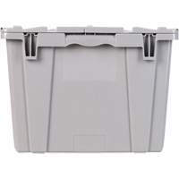 FP243C FliPak Nestable Tote, 26.9" x 16.9" x 12.1", Grey Equipex