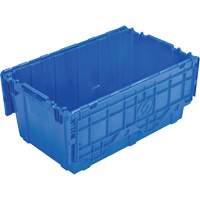FP243C FliPak Nestable Tote, 26.9" x 16.9" x 12.1", Blue Equipex