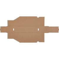 Boîtes profondes en carton ondul&eacute;, 2-7/8" la x 11-1/4" p x 4-1/2" h, Beige Equipex