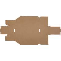 Deep Corrugated Parts Bins, 3-3/4" W x 11-1/4" D x 4-1/2" H, Beige Equipex