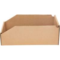 Deep Corrugated Parts Bins, 5-3/4" W x 11-1/4" D x 4-1/2" H, Beige Equipex