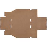 Deep Corrugated Parts Bins, 7-5/8" W x 11-5/16" D x 4-1/2" H, Beige Equipex