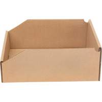 Deep Corrugated Parts Bins, 9-3/4" W x 11-1/4" D x 4-1/2" H, Beige Equipex