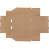 Deep Corrugated Parts Bins, 9-3/4" W x 11-1/4" D x 4-1/2" H, Beige Equipex
