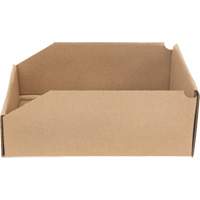 Deep Corrugated Parts Bins, 8-3/4" W x 11-1/4" D x 4-1/2" H, Beige Equipex