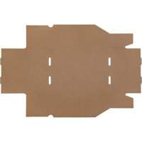 Deep Corrugated Parts Bins, 8-3/4" W x 11-1/4" D x 4-1/2" H, Beige Equipex