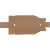 Deep Corrugated Parts Bins, 3-3/4" W x 17-1/4" D x 4-1/2" H, Beige Equipex