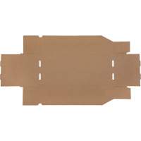 Deep Corrugated Parts Bins, 7-3/4" W x 17-1/4" D x 4-1/2" H, Beige Equipex